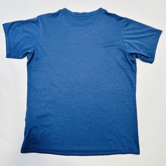 Patagonia Shirt Womens Small Blue Moisture Wicking Tee Shirt Trail Run - Picture 8 of 8
